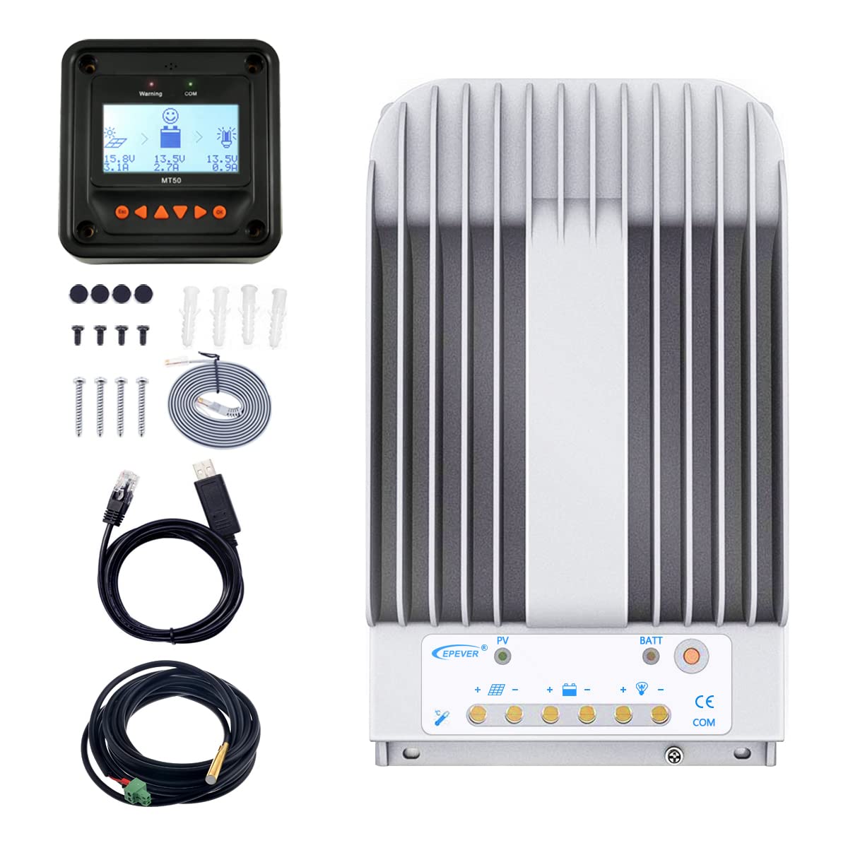 Photo 1 of EPEVER 40A MPPT Solar Charge Controller 12V/24V Auto Working Max.PV 150V Solar Panel Charge Regulator Tracer BN Series Negative Ground Solar Controller