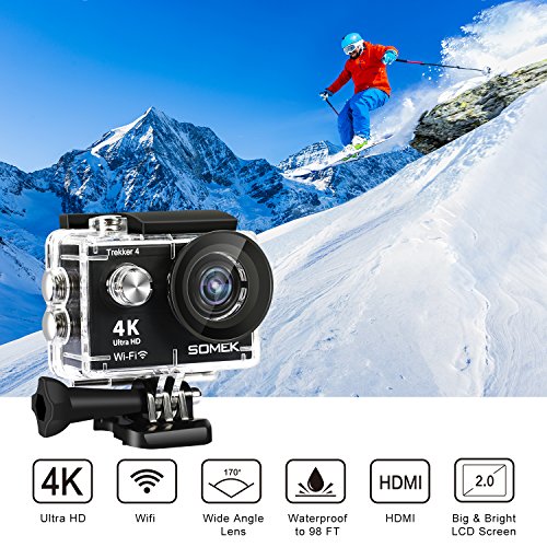 Action-Camera-4K-Ultra-HD-WIFI-Waterproof-Sports-Camera-12MP-170Wide-Angle-Lens-with-Remote-Control-2-Rechargeable-Batteries-and-Portable-PackageSOMEK-Trekker-4