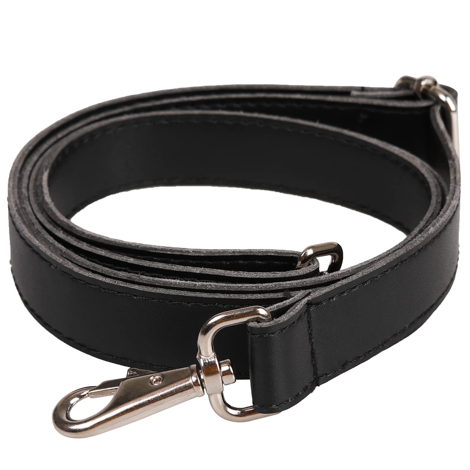 JAKAGO DIY Crossbody Handbag Strap with Buckles,Microfiber Leather Replacement Belt Adjustable Shoulder Bag Accessories Straps for Crossbody Bag Purse Spare Straps (80-150cm)