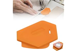 Magnetic Seam Sewing Guide for Sewing Machine, Multifunctional Hemmer Magnetic Seam Guide with Scale, Removable Polygonal Uni