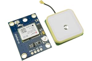 HiLetgo GY-NEO6MV2 NEO-6M GPS Flight Controller Module 3V-5V with Super Strong Ceramic Antenna for Arduino EEPROM APM 2.5
