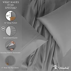 URBANHUT 100% Cotton King Size Bed Sheets