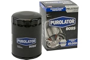 Purolator PBL22500 PurolatorBOSS Maximum Engine Protection Spin On Oil Filter Compatible With Ford F-150, Explorer, Edge, Chevrolet Silverado 1500, Traverse, Tahoe, GMC Acadia, Sierra 1500 and Yukon