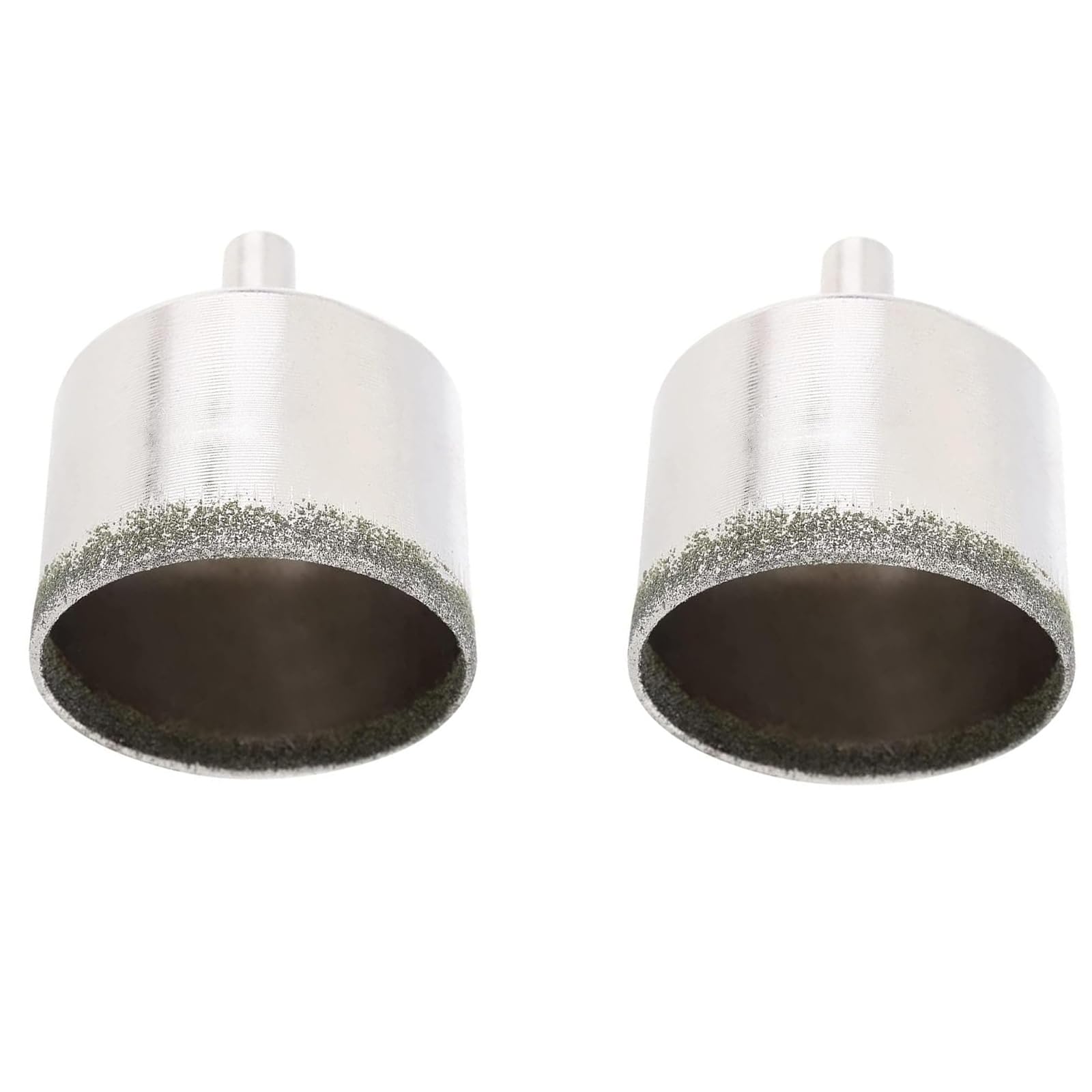 TA-VIGOR 2Pcs 35mm Diamond Drill Bit Hole Saw, Hollow Core Drill Bit Hole Saw, Diamond Coated Carving Drilling Bits for Glass Ceramics Porcelain Tile Stone Granite Marble