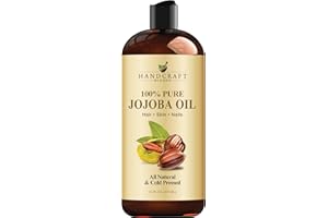 Handcraft Blends Jojoba Oil - Cold-Pressed 473 ml - 100% Pure and Natural Premium Grade Carrier Oil for Skin and Hair - Body 