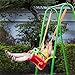 Toddler Swing Seat RESTAR 3-in-1 T-Bar Indoor and Outdoor Safe and Secure Swing Set Playing for Fun Perfect for Infants,Babies and Toddlers(Yellow/Red/Green)