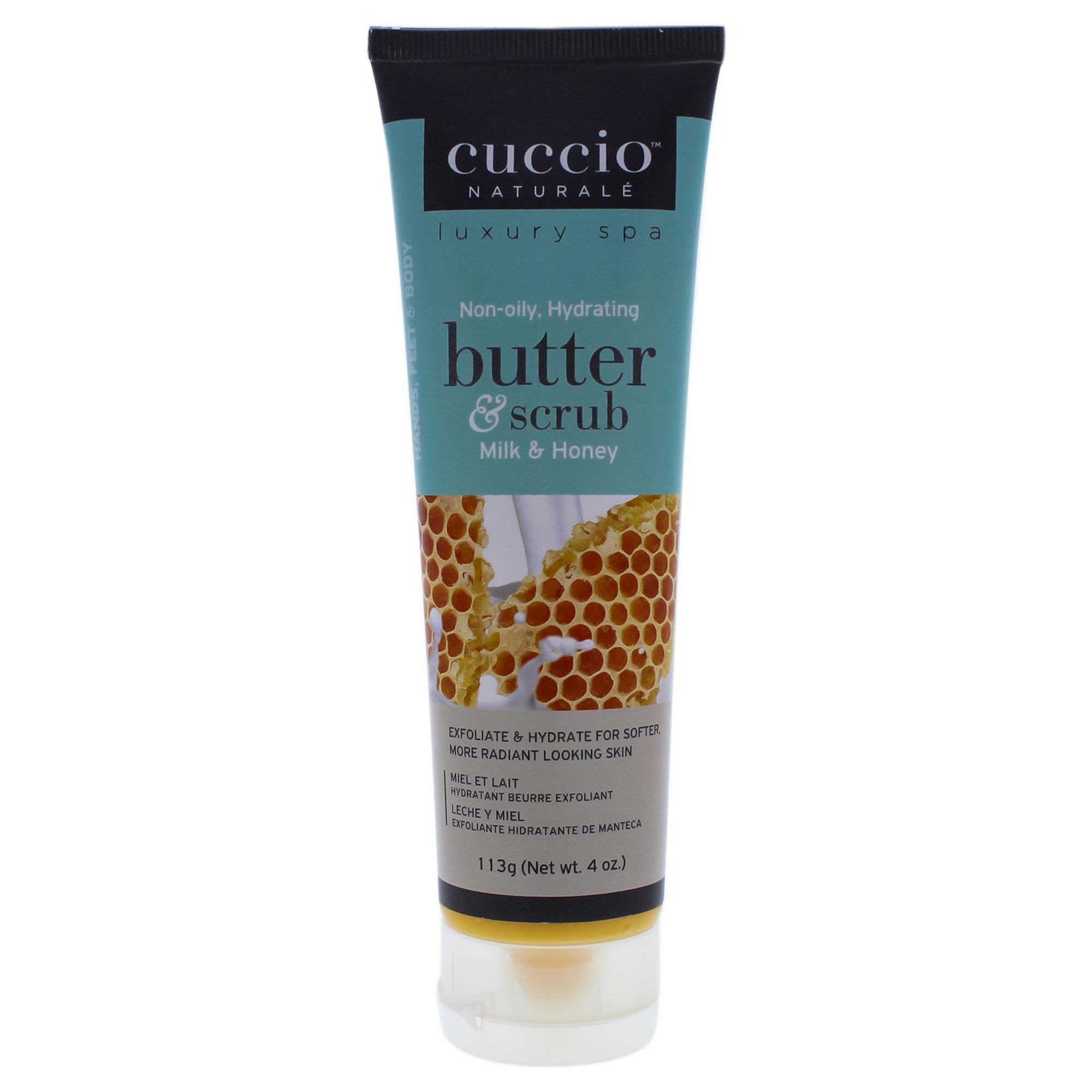 Cuccio Milk & Honey Butter Scrub Tube 4oz