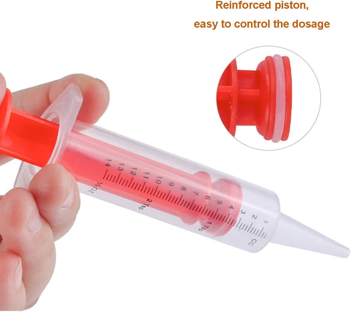 IBLUELOVER 2pcs Pet Medicine Feeder Dog Cat Pill Tablet Feeder Syringe Medicine Dispenser Capsule Feeding Tool Reusable Pet Nursing Shooter with Soft Tips for Cat Dog and Baby Animals - Image 4