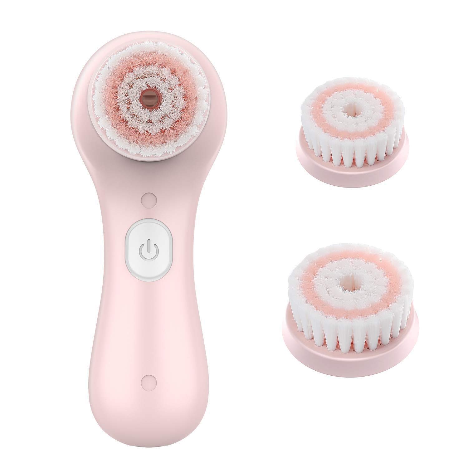 Liberex RF100 Facial Cleansing Brush - IPX7 Waterproof with 2 Brush Heads, USB Charging, Spin Face Brush for Deep Cleansing, Gentle Exfoliating and Massaging: Beauty