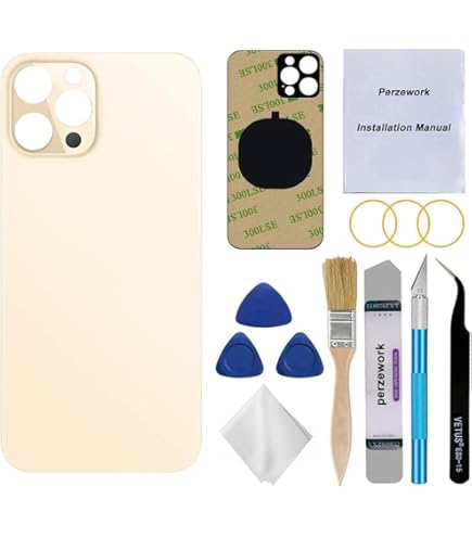 Amazon.com: Perzework OEM Rear Back Glass Replacement (Gold