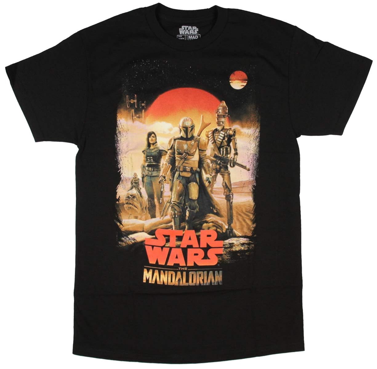 Buy Star Wars Mens' The Mandalorian Group Poster T-Shirt (SM) at Amazon.in