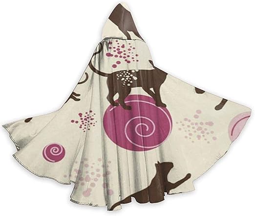 Disfraces de Halloween Capas con Capucha Capa Capa Feliz Halloween Gato