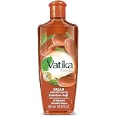 Dabur Vatika Naturals Hair Oil - Scalp Care, Hair Care Serum - 300ml,Argan | Argan Hair Oil for Daily Hair Care and Scalp Care Routine, Moisturizing Formula for Soft, Manageable Hair with Easy Use 300ml