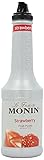 Monin Fruit Puree, Strawberry, 33.8-Ounce Bottles