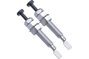 Nihfien 2 Pcs Pin Switch Adjustable Door Car Auto Trunk Hood ON Off Momentary Car Alarm Switch