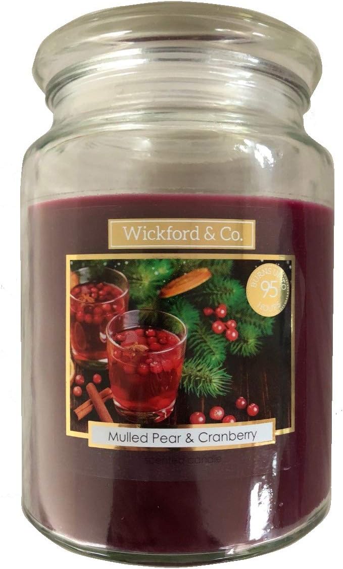 Wickford & Co. Large Christmas Scented Candle In Glass Jar 15cm Candles