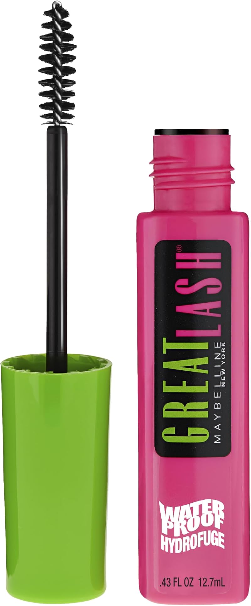 Maybelline Great Lash Waterproof Mascara Very Black Lash Building Brush