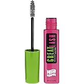 Maybelline Great Lash Waterproof Mascara, Volumizing, Lengthening and Lash-Doubling Formula for Thicker Lashes, Very Black, 1