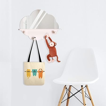 Porte Manteau Mural En Bois Rose Pour Chambre D Enfant Avec Miroir Porte Manteaux Bebe Et Puericulture Zwembaddebeemd Nl