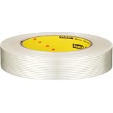 3M Scotch 897 Filament Tape, 170 lbs/in Tensile Strength, 55m Length x 24mm Width, Clear