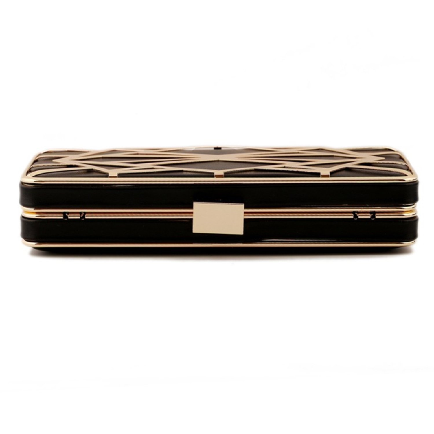 VESIA Creative Metal Hollow Totes Fashion Purses for Women Evening Clutches Wedding Handbags