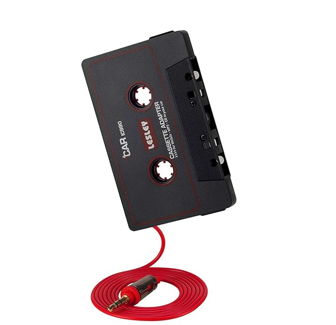 Phone Star Autoradio Kassetten Adapter mit AUX Kabel [leichtgängiges Laufwerk] Car Tape kompatibel mit iPhone, Android Smartp