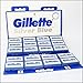 100 Silver Blue Double Edge Razor Blades Made in Russia by 7 O'clock