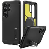 Spigen for Galaxy S26 Ultra Case, Tough Armor MagFit [Kickstand] [Compatible with MagSafe] [Military-Grade Protection] - Blac