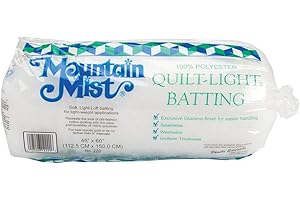Mountain Mist Quilt-Light Polyester Batting, Crib/Craft 45-Inch by 60-Inch (220MM)