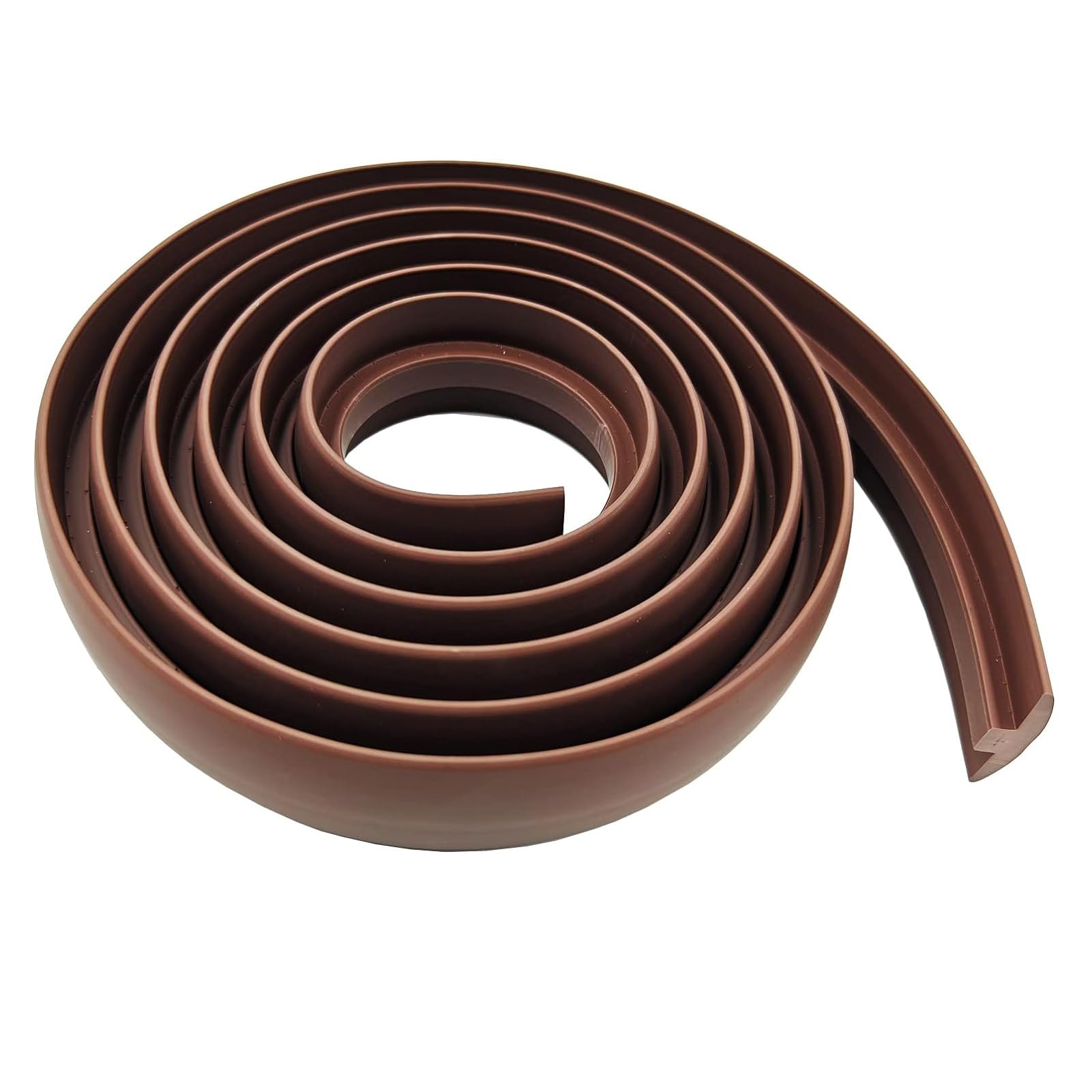 Rubber T Bar Threshold Door Bar Trim Profile,T section joining strip & Cover Strip, Transition Strip,Plastic Moulding Trim,for Laminate/MDF and Wood Flooring (1, Coffee, 3 meters)