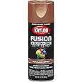 Krylon Fusion All-In-One Adhesive Spray Paint for Indoor/Outdoor Use, 12 oz, Copper