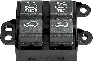 ninawesome 22818011 Sunroof Switch Compatible with Chevrolet with Cadillac with GMC with Suburban with Yukon with Tahoe with Sierra with Silverado