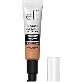 e.l.f. Hydrating Camo CC Cream, SPF 30, Color Correcting Full Coverage Foundation For A Dewy Finish, Vegan & Cruelty-Free, Medium 370 N