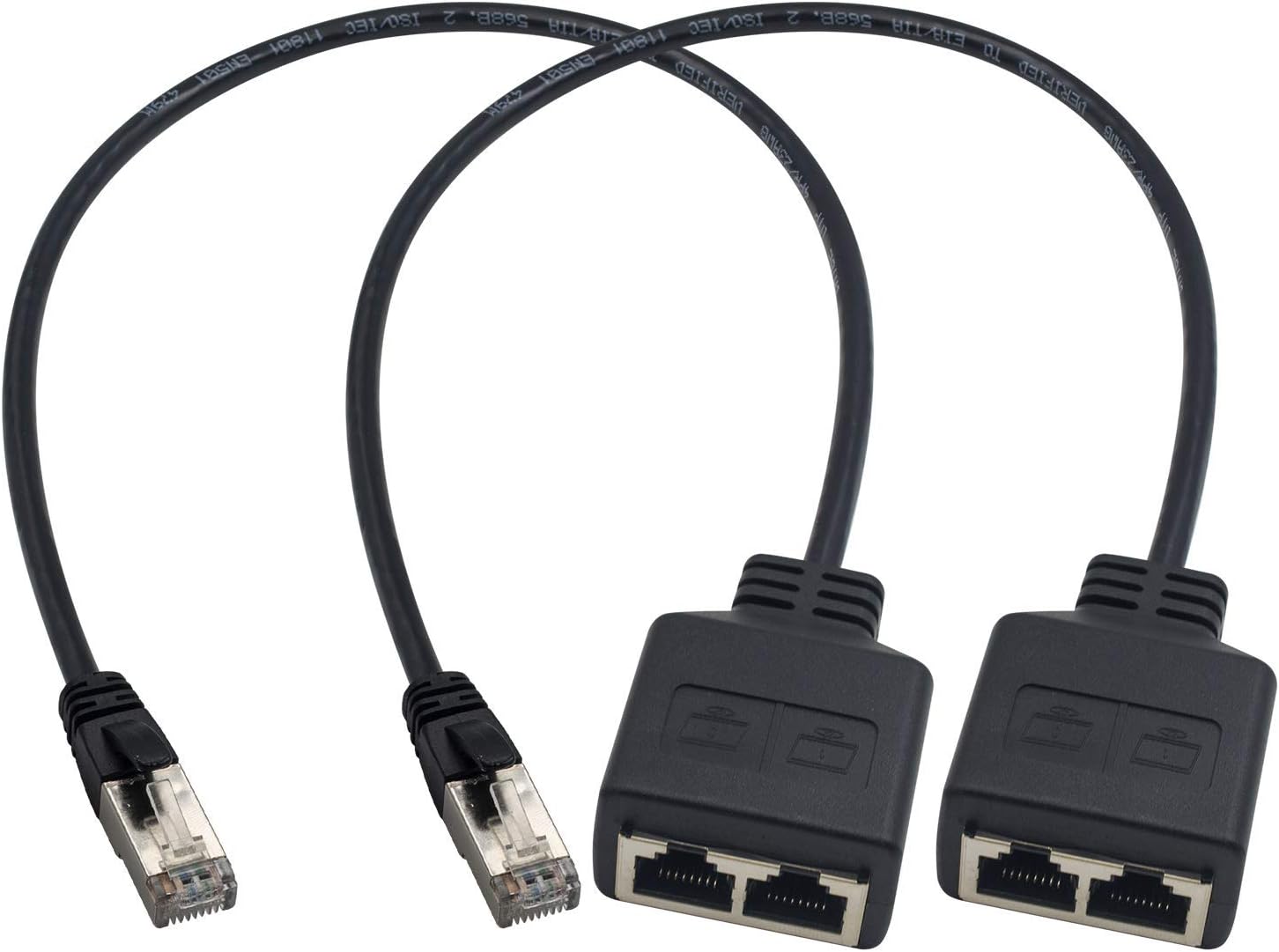 Duttek RJ45 Splitter RJ45 Port Splitter