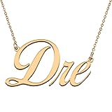 HUAN XUN Customized Custom Simple Any Name Necklace