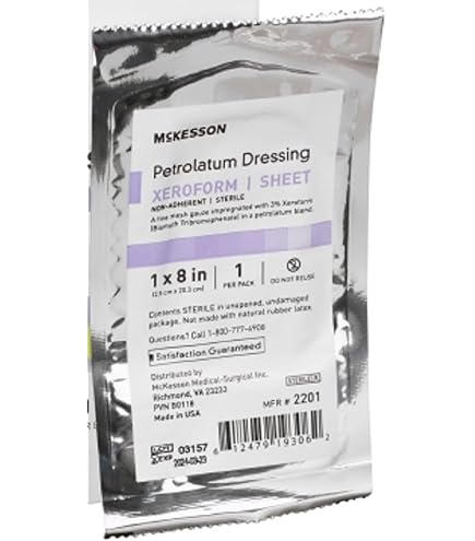 Amazon.com : CURAD Sterile Non-Adherent Oil Emulsion Gauze Dressing, 3