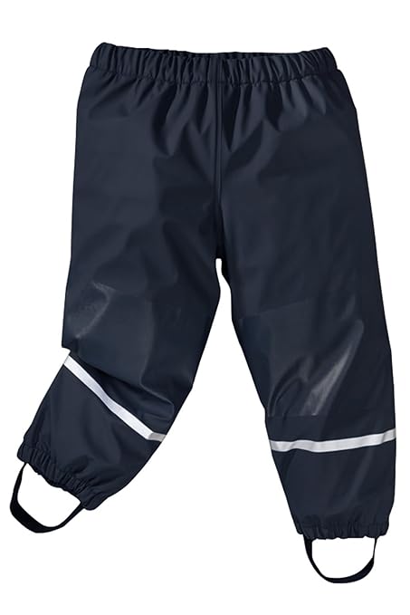 Kinder Warme Regenhose, Buddelhose, Matschhose mit Fleecefutter Wasserdicht 86-128