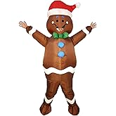 LUVSHINE Santa Costume Adult Funny Inflatable Christmas Costume for Chrismast Party