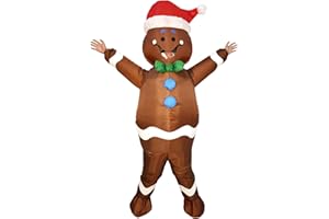 LUVSHINE Santa Costume Adult Funny Inflatable Christmas Costume for Chrismast Party