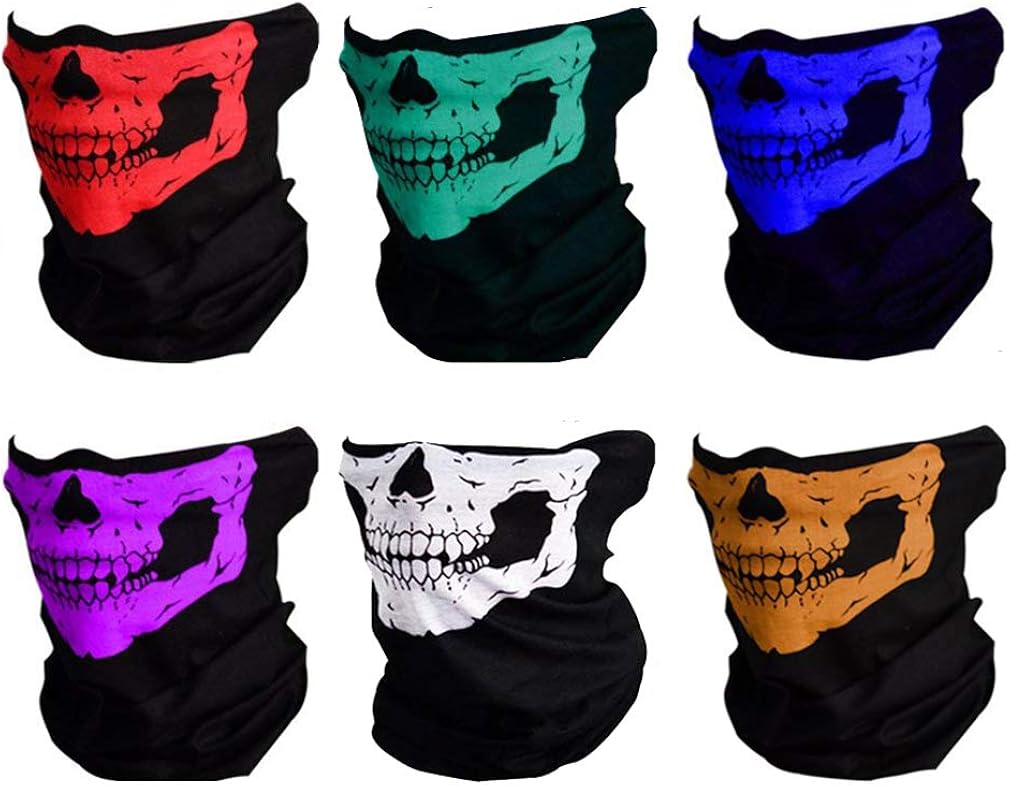 Skull Face Mask Bandana Motorcycle Bandana Ski Mask
