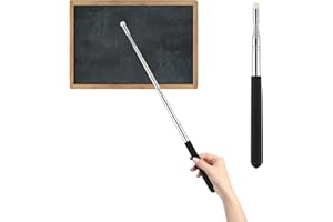 Sibba Telescopic Teachers Pointer Extendable Pointer Sticks Classroom Supplies Teaching Pointer Retractable Classroom Pointer for Kindergarten Teacher Whiteboard Pointer