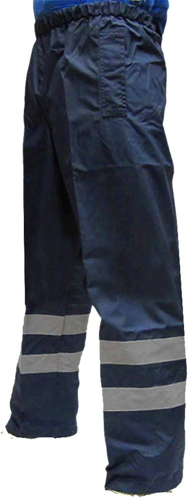 Forever Mens Hi Viz Waterproof Rain Over Trousers High Vis Visibility Pants