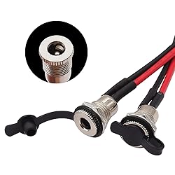 weideer 5Pcs 10A DC Power Jack Cord Socket