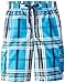 Kanu Surf Boys' Reflection Quick Dry UPF 50+ Beach Swim Trunk, Andy Aqua, 5/6