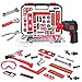 Kids Pretend Play Tool Kit for Boys Construction Toy Tool Sets in Sturdy Case, Kids Electric Power Drill Tools
