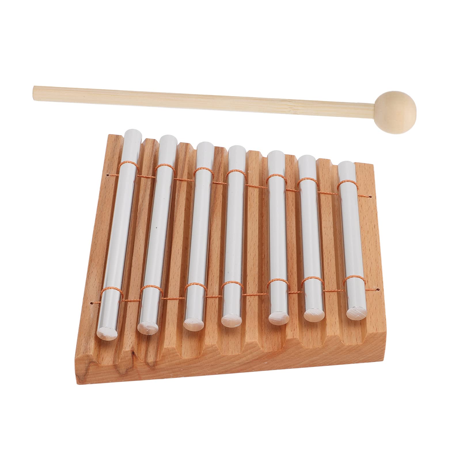 SUNGOOYUE Hand Chimes Bar,Energy 7 Hand Chimes Percussion Instrument with Chimes for Classroom Management Bells Chimes