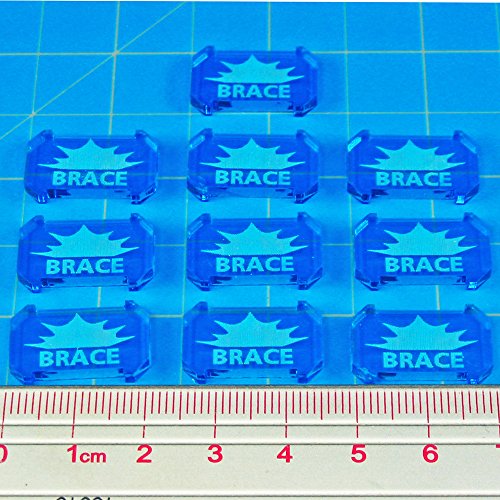 SW: Armada, Brace Defense Tokens, Fluorescent Blue (10)