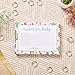 Baby Shower Game Card Packs - 5-Set Assorted Party Activity Supplies for 50 Guests, Including Bingo, Word Scramble, and Well Wishes, Cactus and Hearts Design, 50 Sheets, 5 x 7 Inches