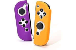 DLseego Protective Case for Switch Joy Con Controllers, 1 Pairs Handheld Soft Silicone TPU Cover Replacement Shell Pure Color