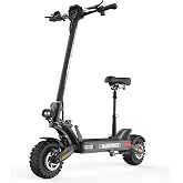 NANROBOT LS7+ Sport Kick Scooter for Adults Heavy Duty Off Road Scooter Folding Frame Waterproof Deck Dual Suspension Dual Hydraulic Brakes 330lbs Capacity (Nutt)
